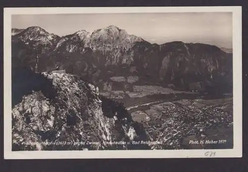 Bad Reichenhall Bayern Deutsches Reich Ansichtskarte SST Predigtstuhlbahn Bad