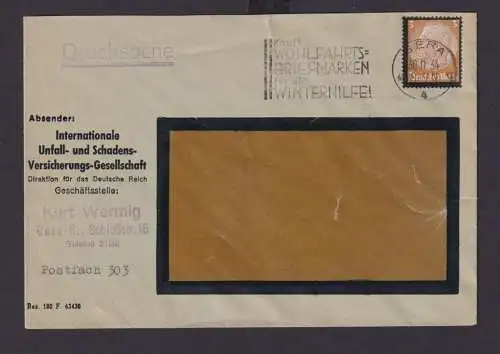 Gera Thüringen Deutsches Reich Drittes Reich Brief SST Kauft Wohlfartbriefmarken