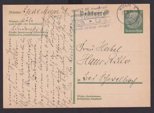 Postsache Deutsches Reich Privatganzsache PP 127 Maschinen Werbestempel K.C.P.