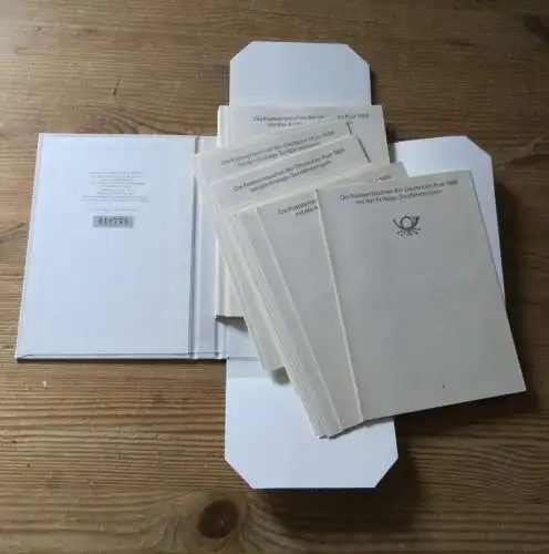 DDR Ersttagsblatt - Jahressammlung 1988 mit ESST handgestempelt Kat.-Wert 160,-