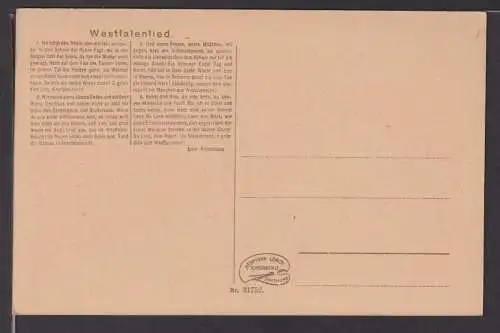 Künstler Ansichtskarte Heimatgrüsse aus Westfalen 31752 Hermann Lorch Dortmund