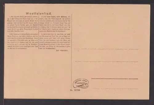 Künstler Ansichtskarte Heimatgrüsse aus Westfalen 31766 Hermann Lorch Dortmund