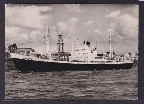 Ansichtskarte Schiff Schifffahrt Seefahrt Marine Galata Deutsche Levante Linie