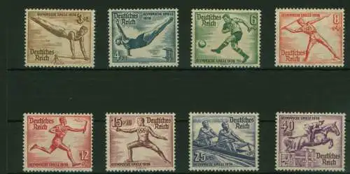 Deutsches Reich 609-616 Sport Olympia 1936 Berlin Luxus postfrisch MNH 140,00