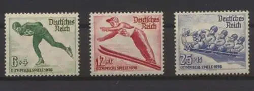 Deutsches Reich 600-602 Sport Olympia Luxsus postfrisch MNH Kat.-Wert 65,00