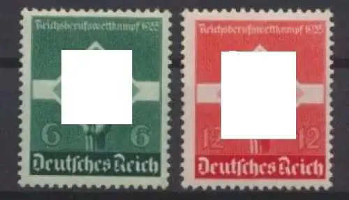 Deutsches Reich 571-572 x Reichsberufswettkampf Luxus postfrisch Kat.-Wert 25,00