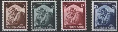 Deutsches Reich Saarabstimmung 565-568 Luxus postfrisch MNH Kat.-Wert 120,00