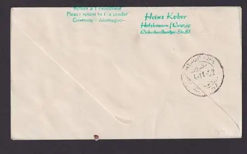 Flugpost Brief Air Mail Lufthansa LH 604 Frankfurt München Kairo Ägypten