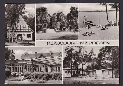 Ansichtskarte Klausdorf Kr. Zossen Mecklenburg Vorpommern Gastronomie Cafe