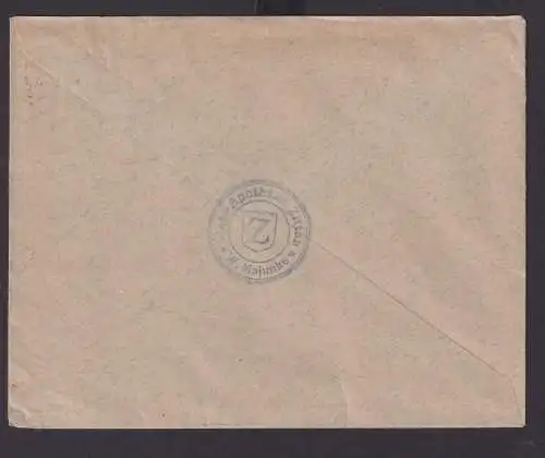 Postsache Deutsches Reich Drittes Reich Briefe SST Vergiß nicht Strasse u.