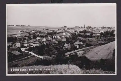 Ansichtskarte Sachsenhausen Waldeck Hessen Totalansicht