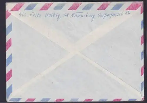 Flugpost DDR Zeppelin attraktiver Stempel Meinigen Landungsfahrt LZ 127 1931