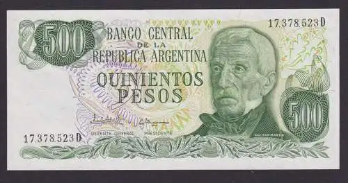 Banknote Geldschein Argentinien Südamerika 500 Pesos Top Erhaltung UNC