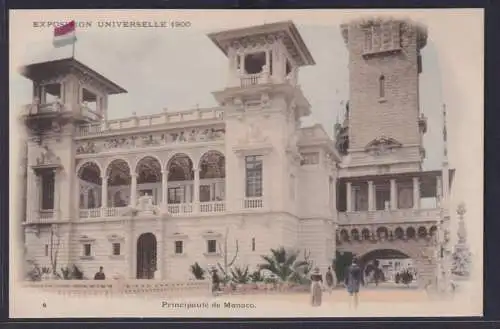 Ansichtskarte Weltausstellung Paris 1900 Principaute de Monaco