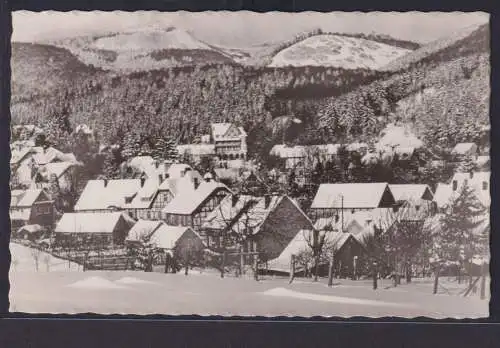 Ansichtskarte Bad Sachsa Südharz Oberstadt Kurhotel Ravensberg Gebirge