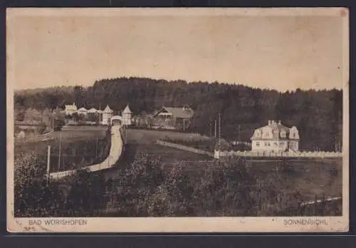 Ansichtskarte Bad Wörishofen Sonnenbichl Landschaft Wald Bayern nach Wien