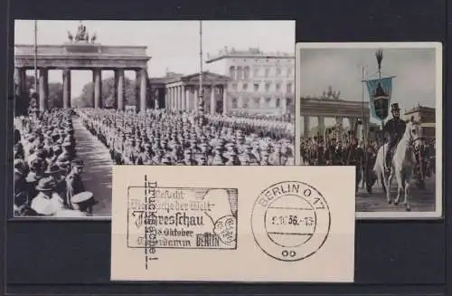 Berlin Spezial Los Privat Foto Brandenburger Tor + Sammelbild Die Nachkriegszeit