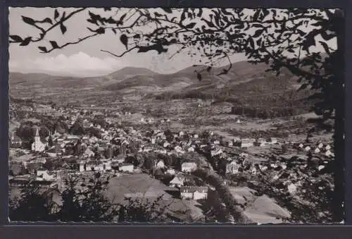 Ansichtskarte Zell Harmersbach Schwarzwalt Totalansicht Landschaft Berge Baden