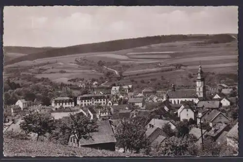 Ansichtskarte Bad Salzschlirf Totalansicht Landschaft Kirche Religion Hessen n.