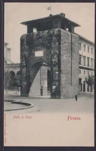 Ansichtskarte Florenz Stadtmauer Porta S. Gallo Sehenswürdigkeit Firenze Italien