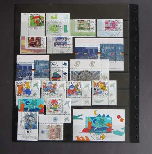 Bund BRD Bogenrand Eckrand Jahrgang 1998 zentraler Ersttagsvollstempel