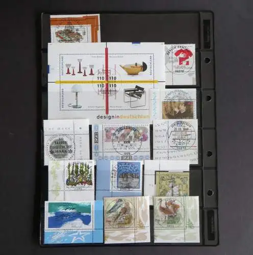 Bund BRD Bogenrand Eckrand Jahrgang 1998 zentraler Ersttagsvollstempel
