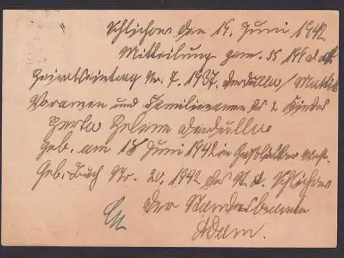 Schlichow über Cottbus Brandenburg Deutsches Reich Postkarte Landpoststempel