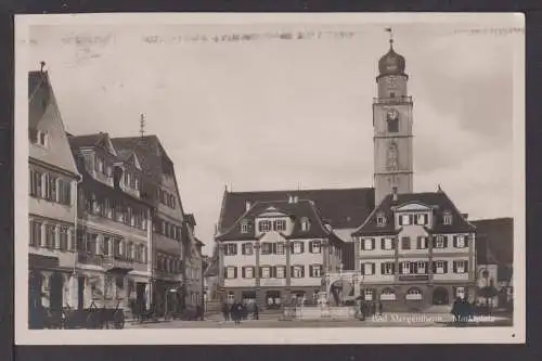 Ansichtskarte Bad Mergentheim Baden-Württemberg Markplatz Bad Meinberg NRW