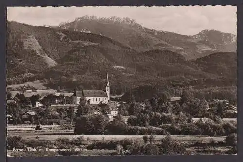 Ansichtskarte Bernau Chiemsee Bayern mit Kampenwand Hotel Fischerstüberl