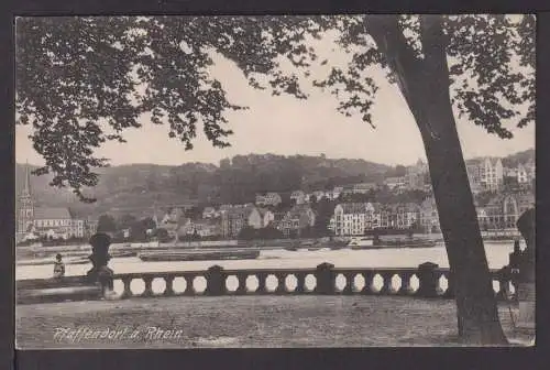 Ansichtskarte Pfaffendorf a Rhein Rheinland-Pfalz 1907 Koblenz