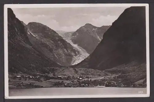 Ansichtskarte Norwegen Maurangerfjord Sundalgletscher