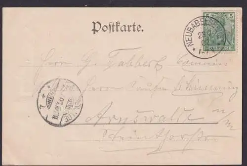Neubabelsberg Brandenburg Ansichtskarte Deutsches Reich n.Arnswalden AK