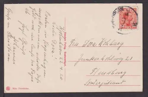 Ansichtskarte Kopenhagen Dänemark 1920 Flensburg Schleswig Holstein