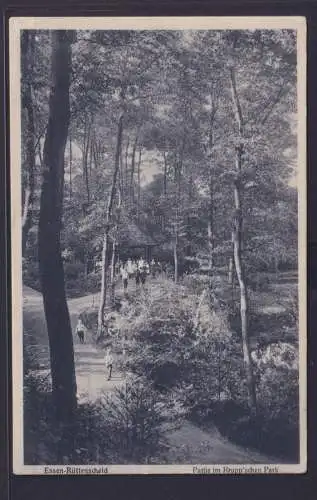 Ansichtskarte Essen Rüttenscheid n. Bad Lippspringe Partie im Kruppschen Park