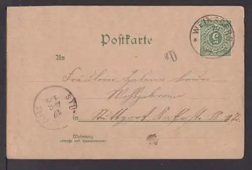 Litho Ansichtskarte Weinsberg Baden-Württemberg 1896 Stuttart