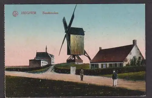 Ansichtskarte Iseghem Izegem Belgien Feldpost 1916 Neukirchen Bayern