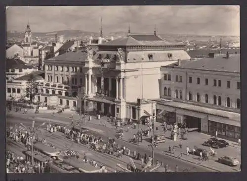 Ansichtskarte Brünn Tschechien Hauptbahnhof Ückermünde Mecklenburg-Vorpommern