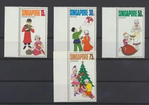 Asien Singapur Feste der Völker Luxus postfrisch MNH Kat.-Wert 17,00 1971