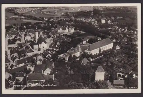 Ansichtskarte Dachau Bayern Fliegeraufnahme Feldpost Mäder Voralberg Österreich