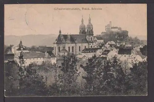 Ansichtskarte Gössweinstein Bayern Fränkische Schweiz 1910 Bayreuth