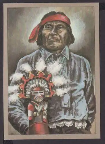 Ansichtskarte Indianer Pueblo Indianer vom Stamm der Hopi