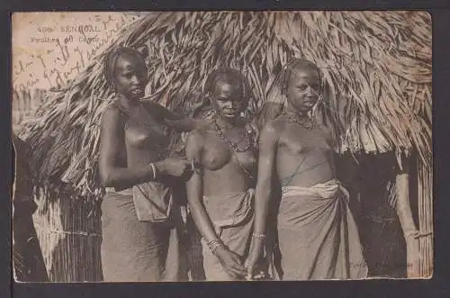 Afrika Ansichtskarte Afrikanische Frauen Senegal Paris Frankreich