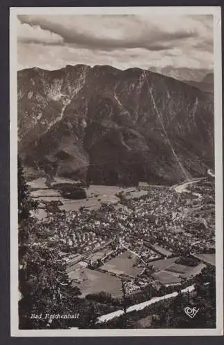 Deutsches Reich Ansichtskarte Bad Reichenhall SST Fernsprecher Augsburg