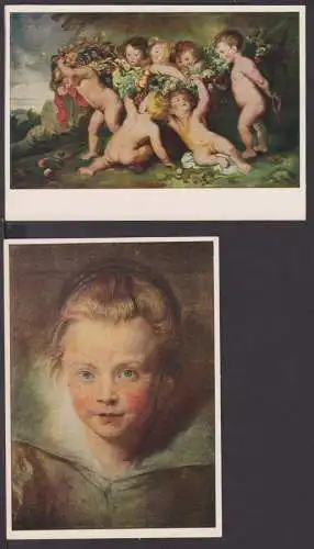 Ansichtskarte Peter Paul Rubens Kunstmappe 5 Karten Kinder des Meisters