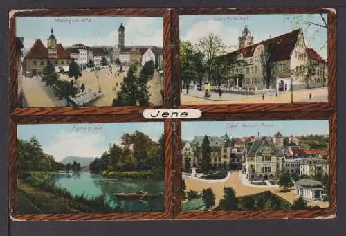 Ansichtskarte Jena Thüringen Feldpost 1915 Dessau Sachsen-Anhalt