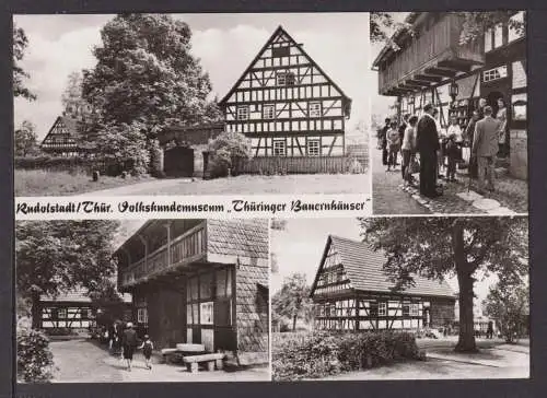 Ansichtskarte Rudolstadt Thüringen Volkskundemuseum Thüringer Bauernhäuser