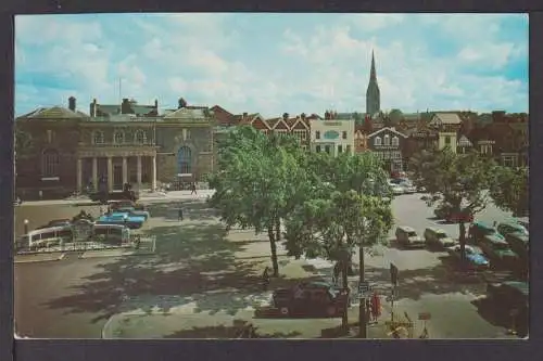 Ansichtskarte Salisbury England Großbritannien Lindhöft Schleswig-Holstein Auto