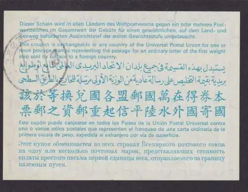 Essen Bundesrepublik Int. Antwortschein 75 Pfg. République Fédérale Allemande
