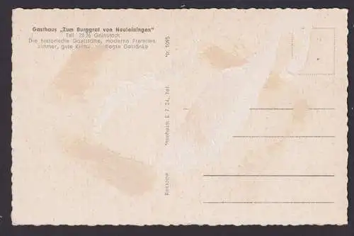 Ansichtskarte Grünstadt Rheinland Pfalz Gastronomie Gasthaus Zum Burggraf von
