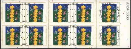 Bund Markenheftchen MH 41 I Europa CEPT 2000 Ersttagsstempel BERLIN Kat. 27,00